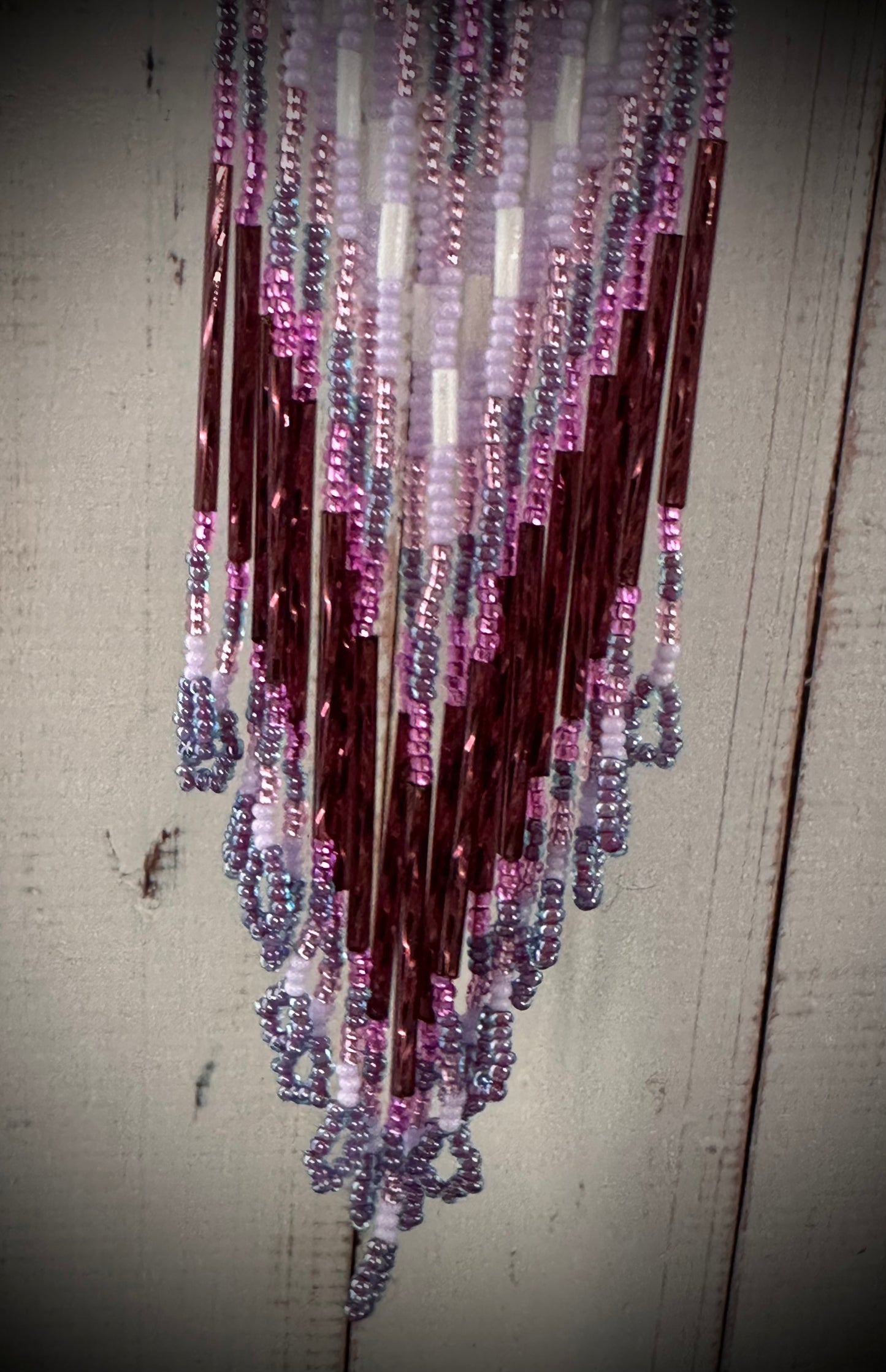 Enchanting Native American Beaded 3D Dreamcatcher