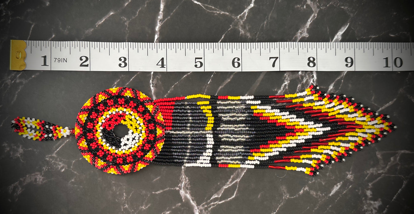 Medicine Wheel Beaded Dreamcatcher