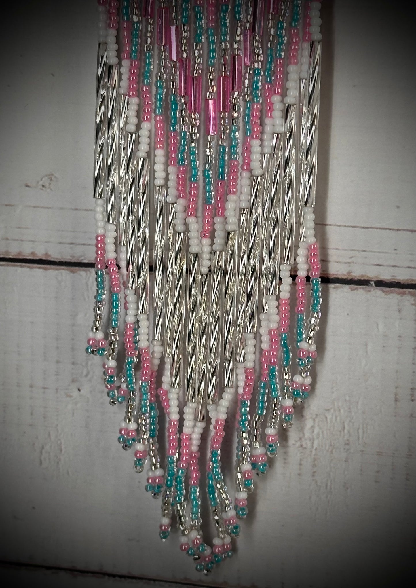 Whimsical Dreams: Enchanted Beaded Dreamcatcher