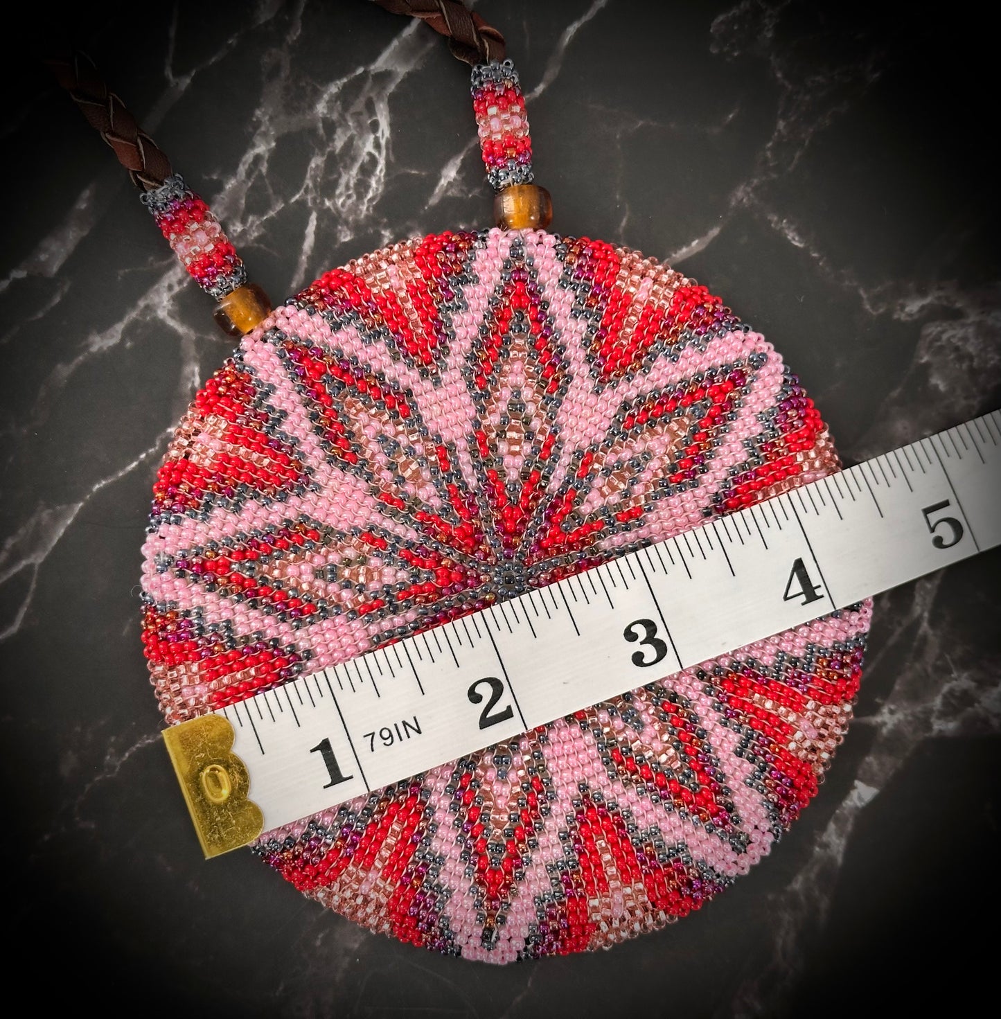 Beautiful Starburst Beaded Medallion