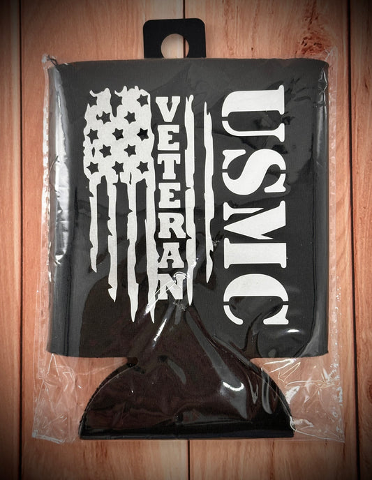 USMC Veteran Can Coozie