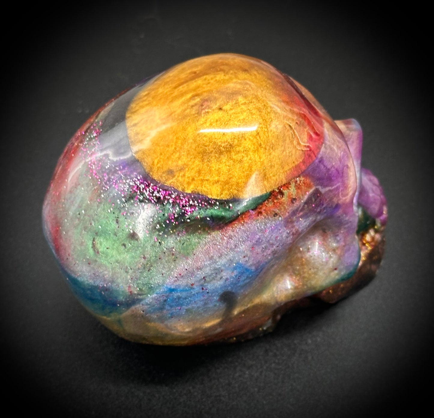 Gothic Epoxy Resin Skull