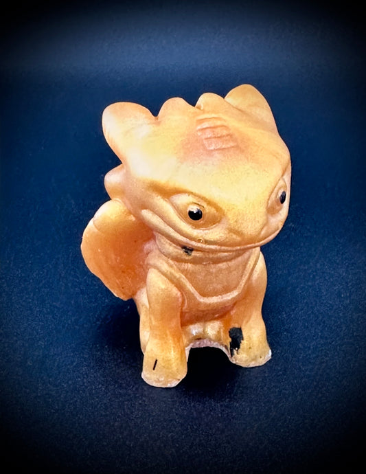 Enchanting Golden Resin Dragon Figure – Whimsical Decor!