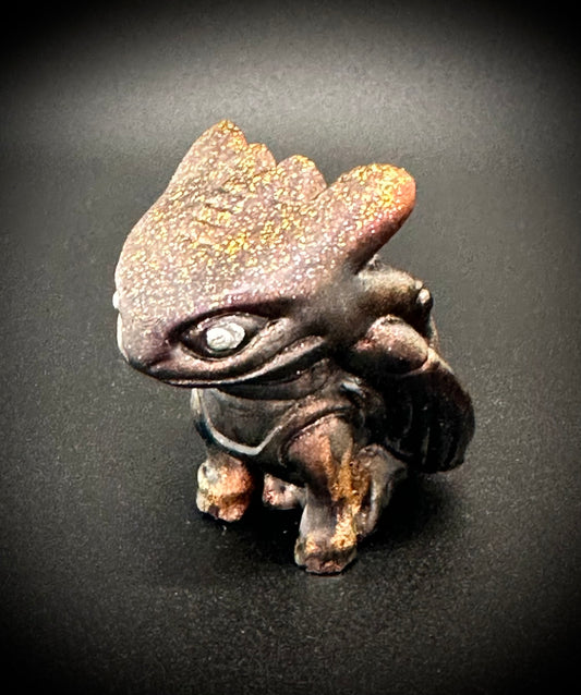 Enchanting Sparkly Resin Dragon Figure – Whimsical Decor!