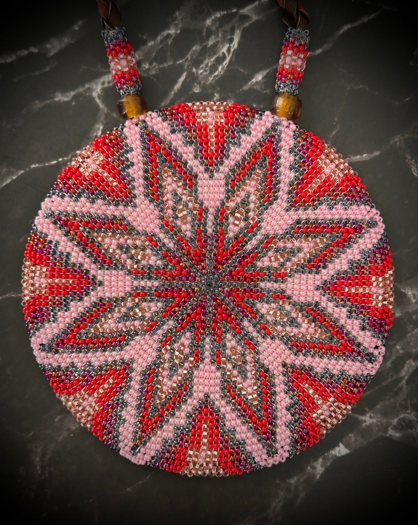 Beautiful Starburst Beaded Medallion