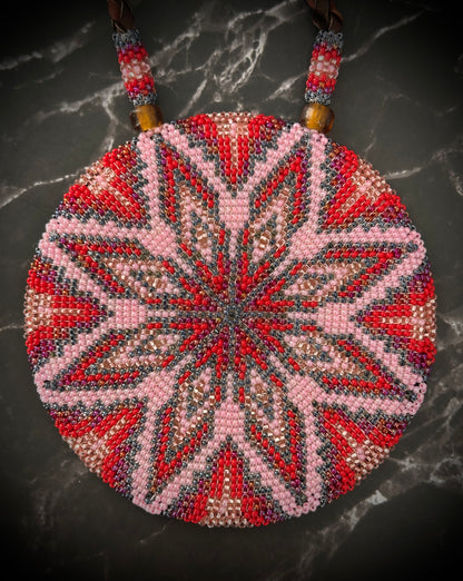 Beautiful Starburst Beaded Medallion