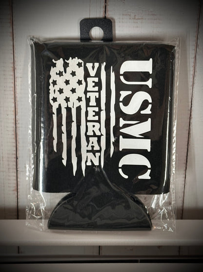 USMC Veteran Can Coozie