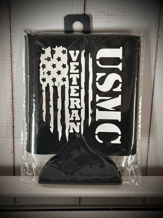 USMC Veteran Can Coozie