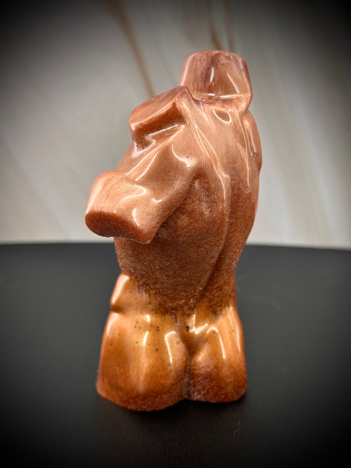Stunning Muscular Male Form – Epoxy Resin Decorative Sculpture