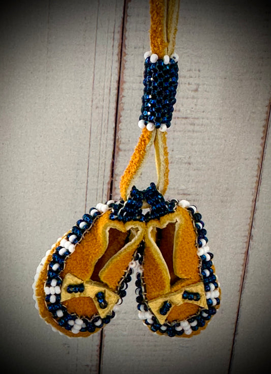 Tiny Treasures: Unique Beaded Moccasin Necklace