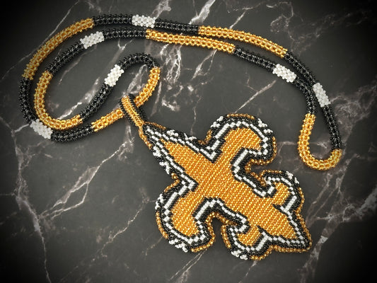 Beaded Saints Medallion