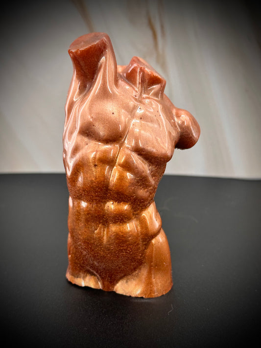 Stunning Muscular Male Form – Epoxy Resin Decorative Sculpture