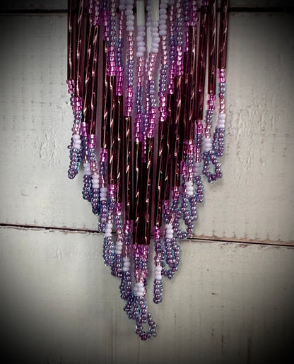 Enchanting Native American Beaded 3D Dreamcatcher