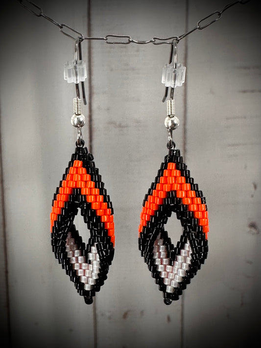 Tribal Elegance: Beaded Dangles