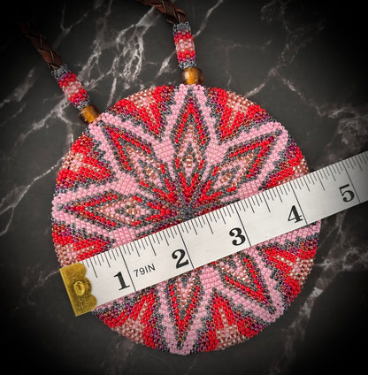 Beautiful Starburst Beaded Medallion