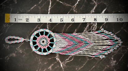 Whimsical Dreams: Enchanted Beaded Dreamcatcher
