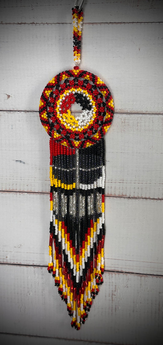 Medicine Wheel Beaded Dreamcatcher