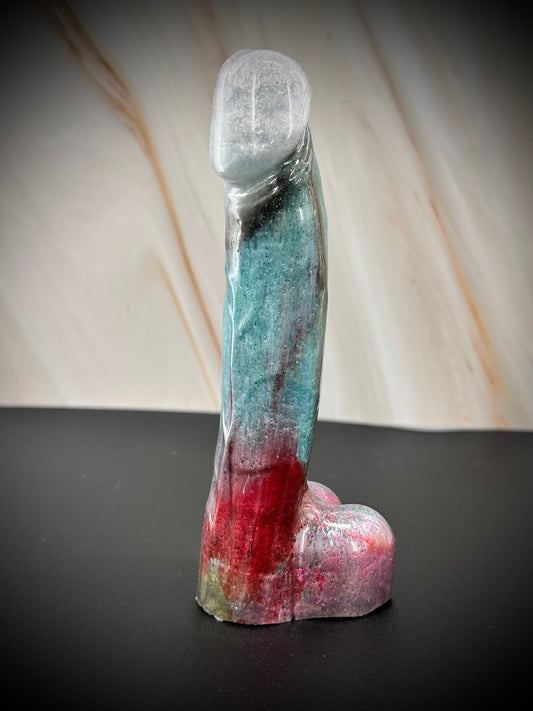 Unique Playful Epoxy Resin Peen Sculpture