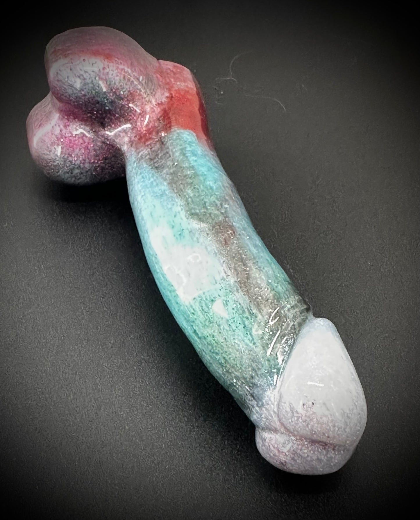 Unique Playful Epoxy Resin Peen Sculpture
