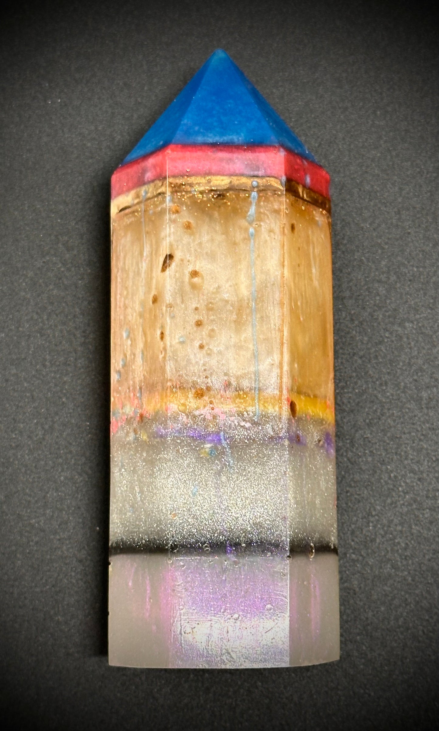 Stunning Epoxy Resin Tower - One-of-a-Kind Decor Piece