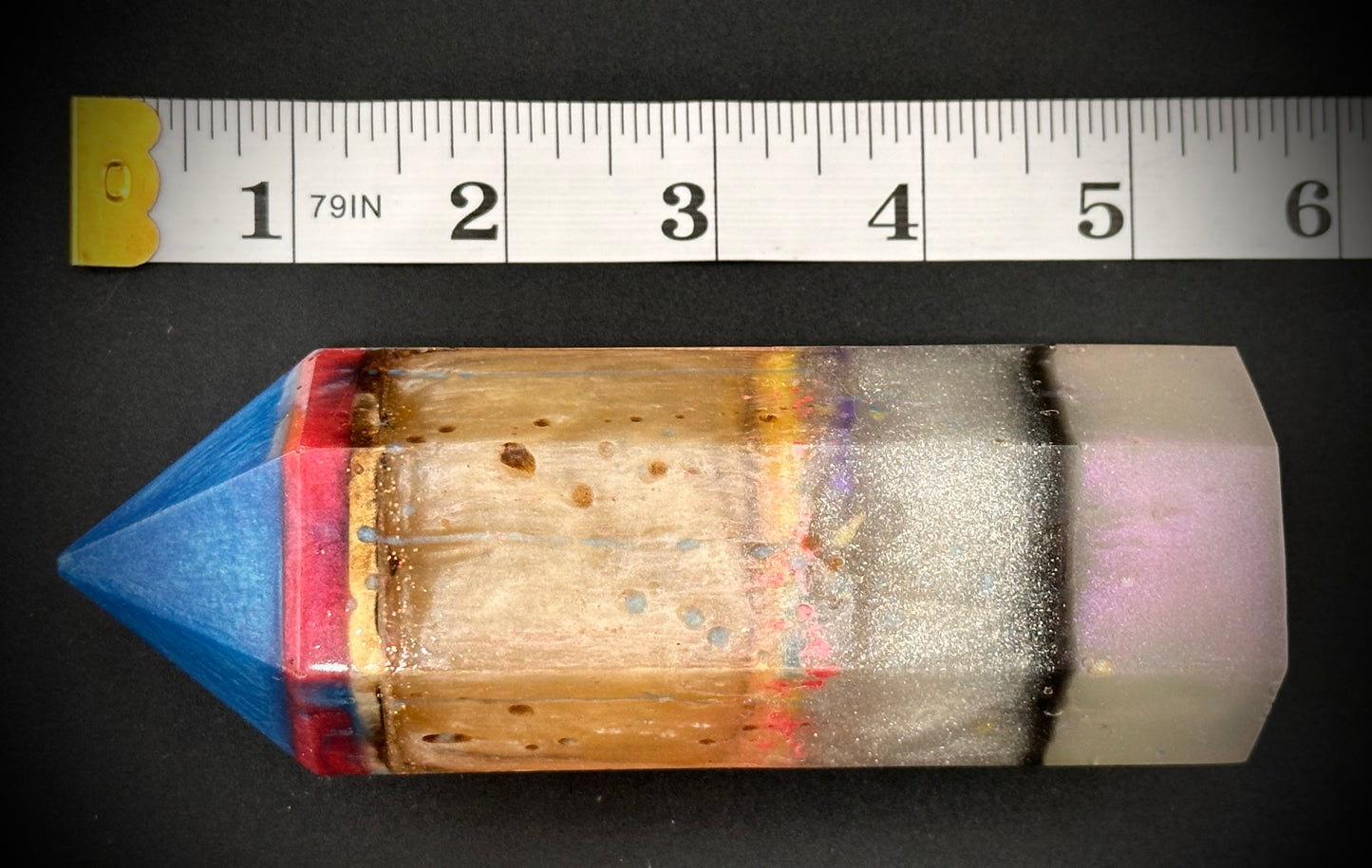 Stunning Epoxy Resin Tower - One-of-a-Kind Decor Piece