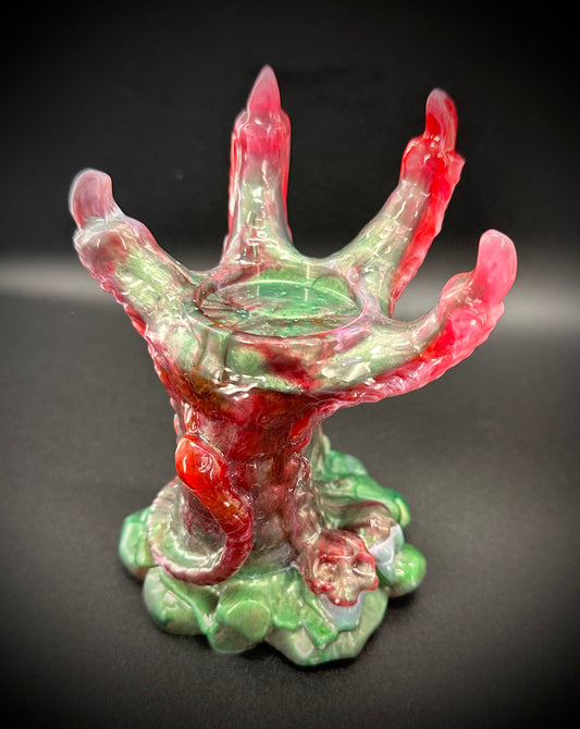 Fantasy Dragon Claw Epoxy Resin Tea Light Holder