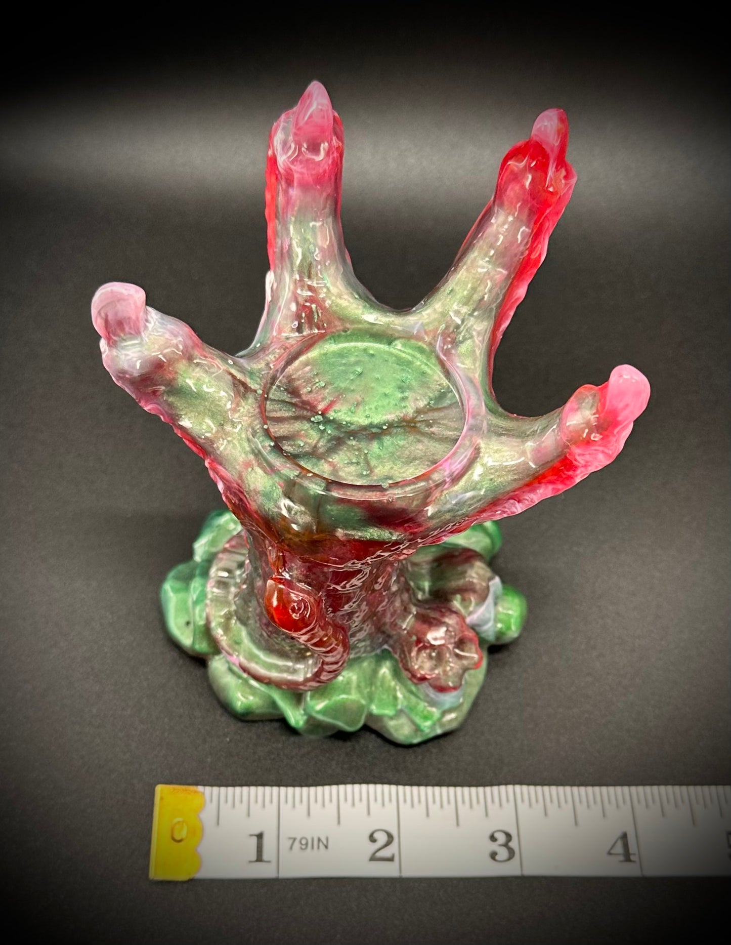 Fantasy Dragon Claw Epoxy Resin Tea Light Holder