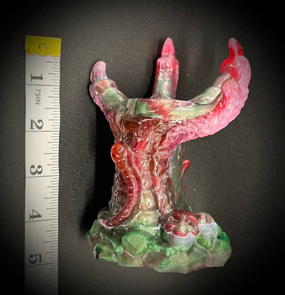 Fantasy Dragon Claw Epoxy Resin Tea Light Holder