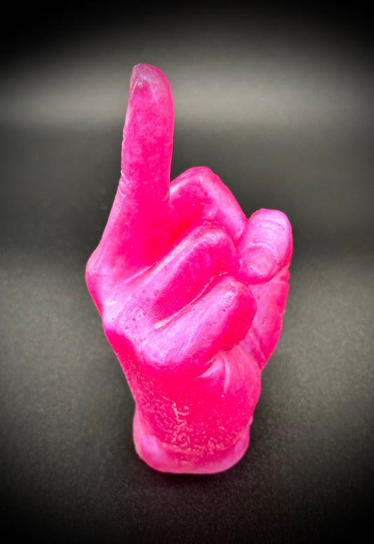 Sassy Pink Epoxy Hand
